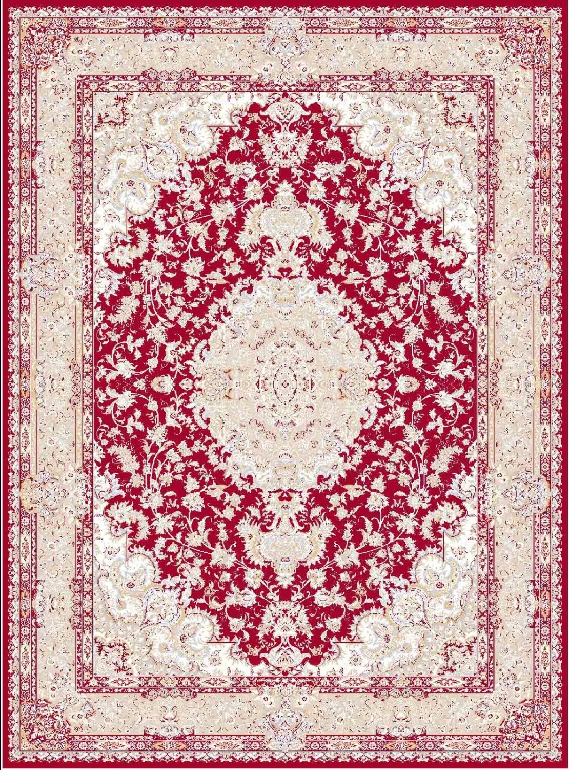 Wilton szőnyeg - Vakifli (piros/többszínű)