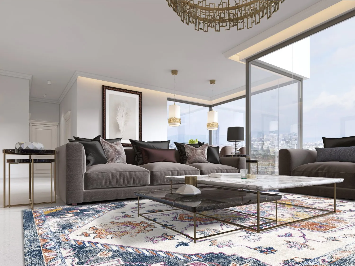 Wilton szőnyeg - Lamta (többszínű)