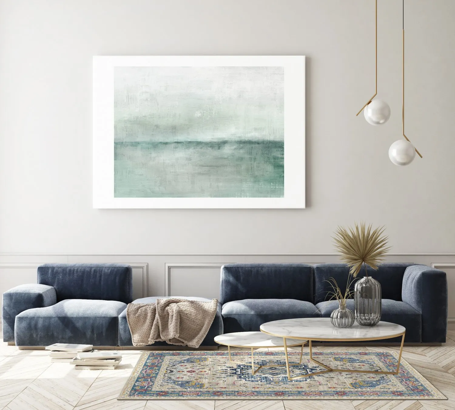 Wilton szőnyeg - Siliana (kék)