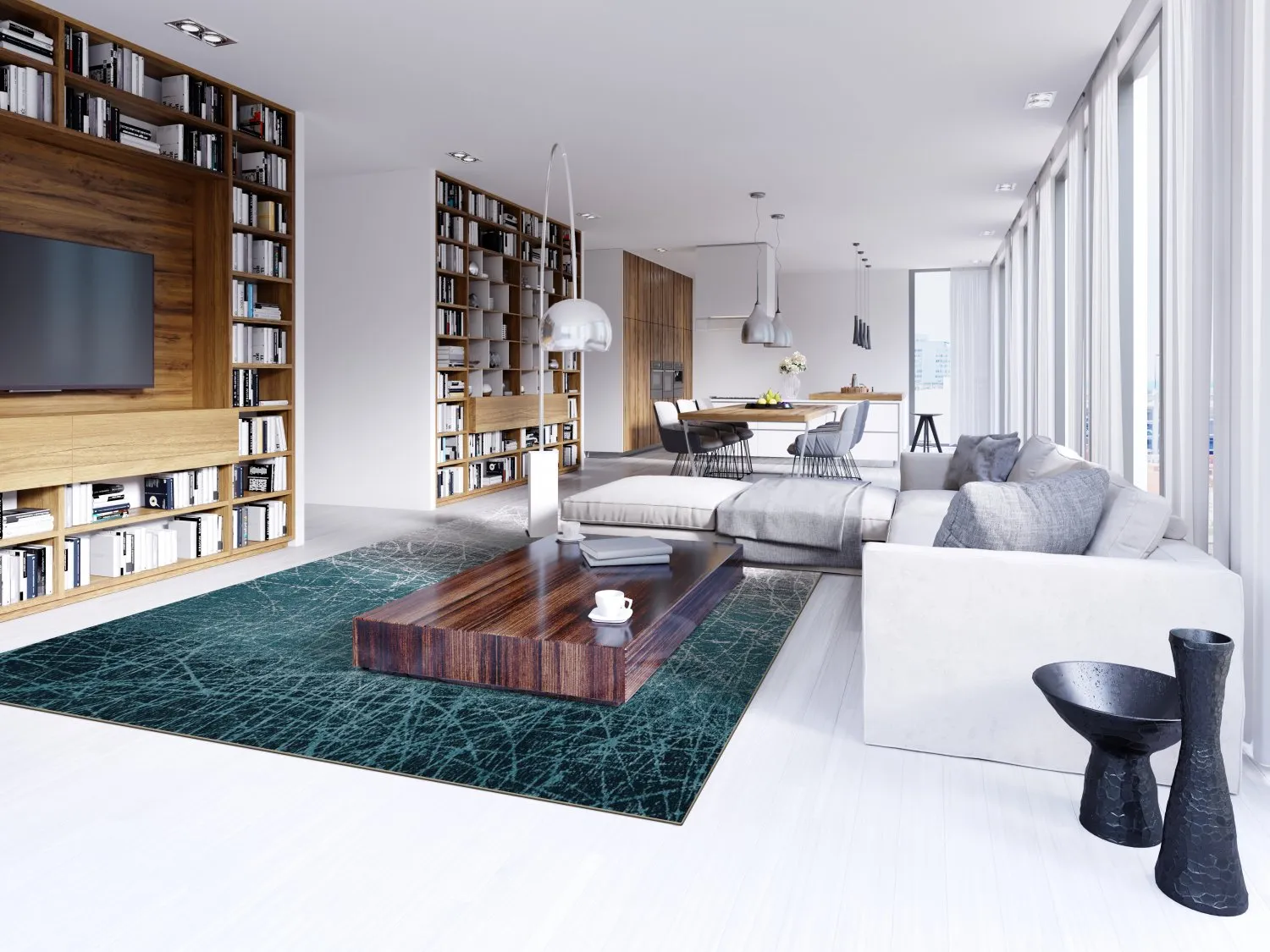 Wilton szőnyeg - Jervis (türkiz)