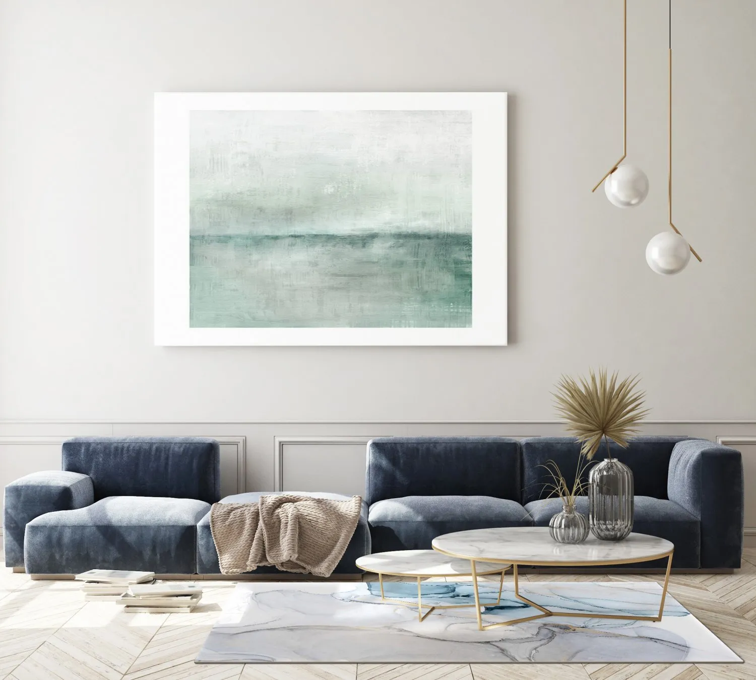 Wilton szőnyeg - Koloa (kék)