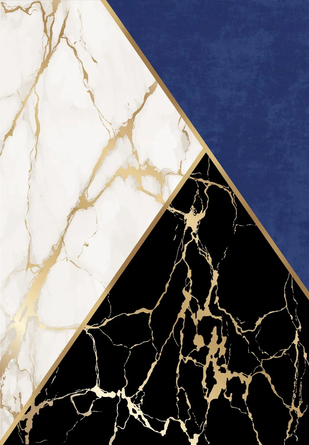 Wilton szőnyeg - Canelli (fekete/fehér/kék)