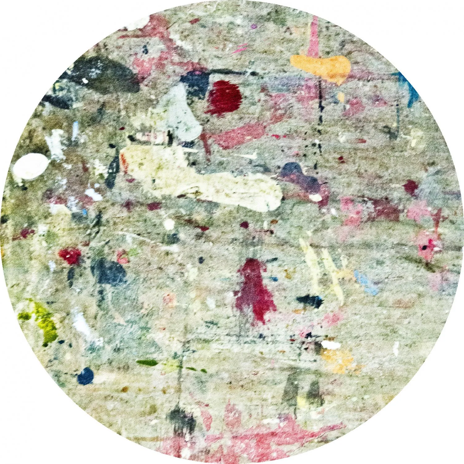 Kerek szőnyeg - Satriano (szürke/többszínű)