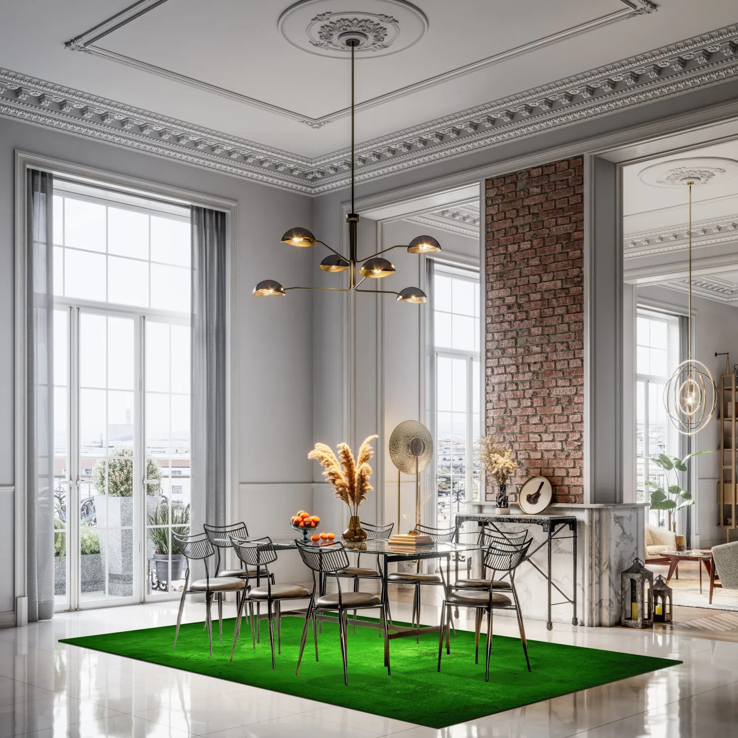 Wilton szőnyeg - Anzio (zöld)