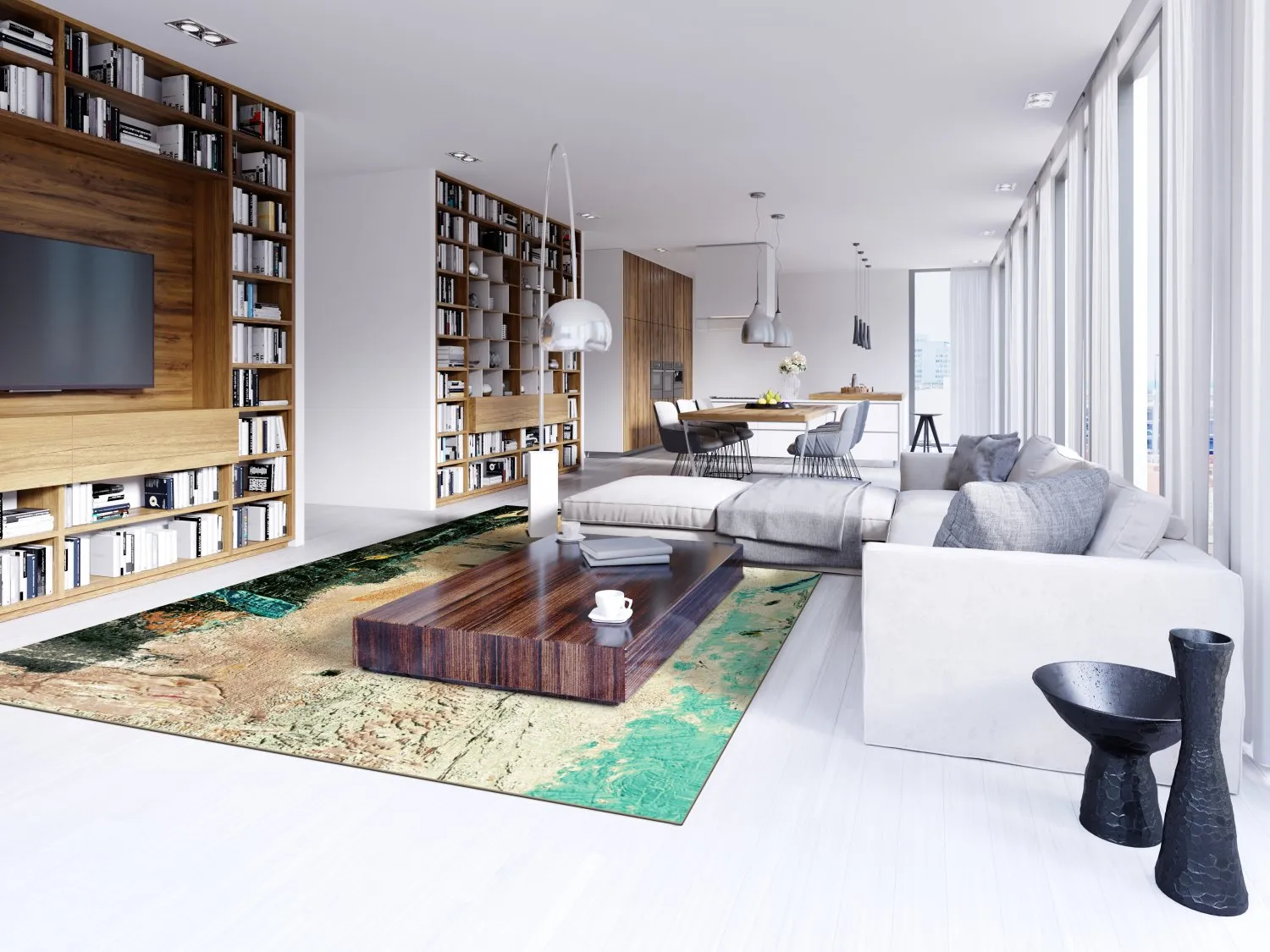 Wilton szőnyeg - Tempes (bezs/többszínű)