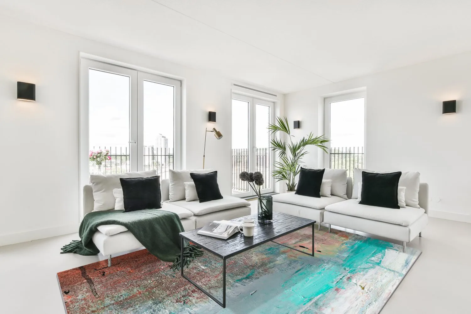 Wilton szőnyeg - Andali (szürke/piros/többszínű)