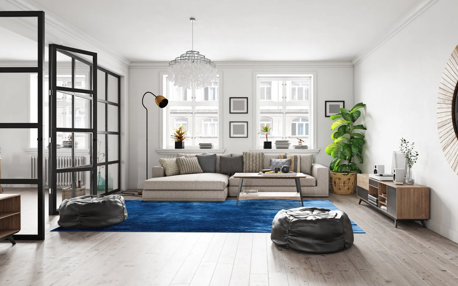 Wilton szőnyeg - Cargese (kék)