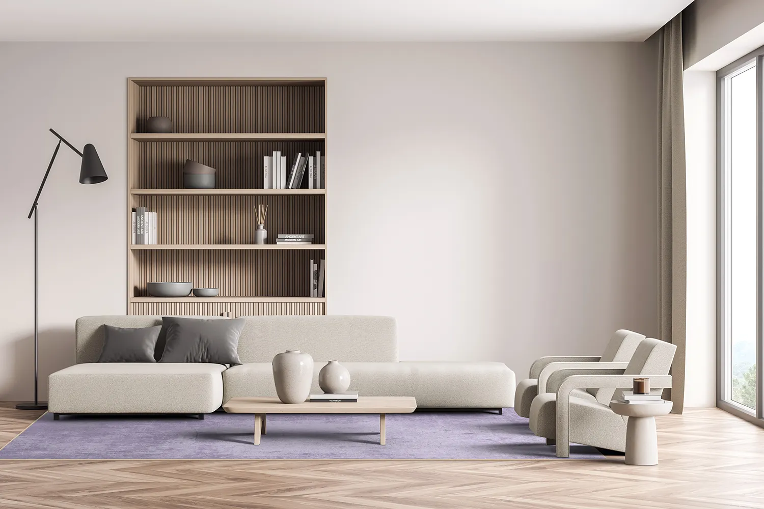 Wilton szőnyeg - Lynton (világos lila)