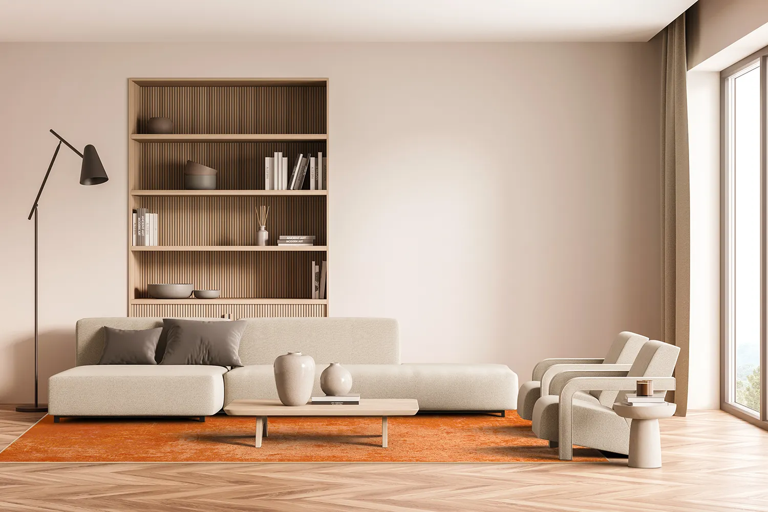 Wilton szőnyeg - Lynton (narancs)