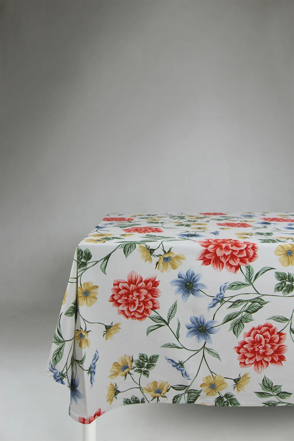 Asztalterítők - Pamut terítő Dahlia (piros)