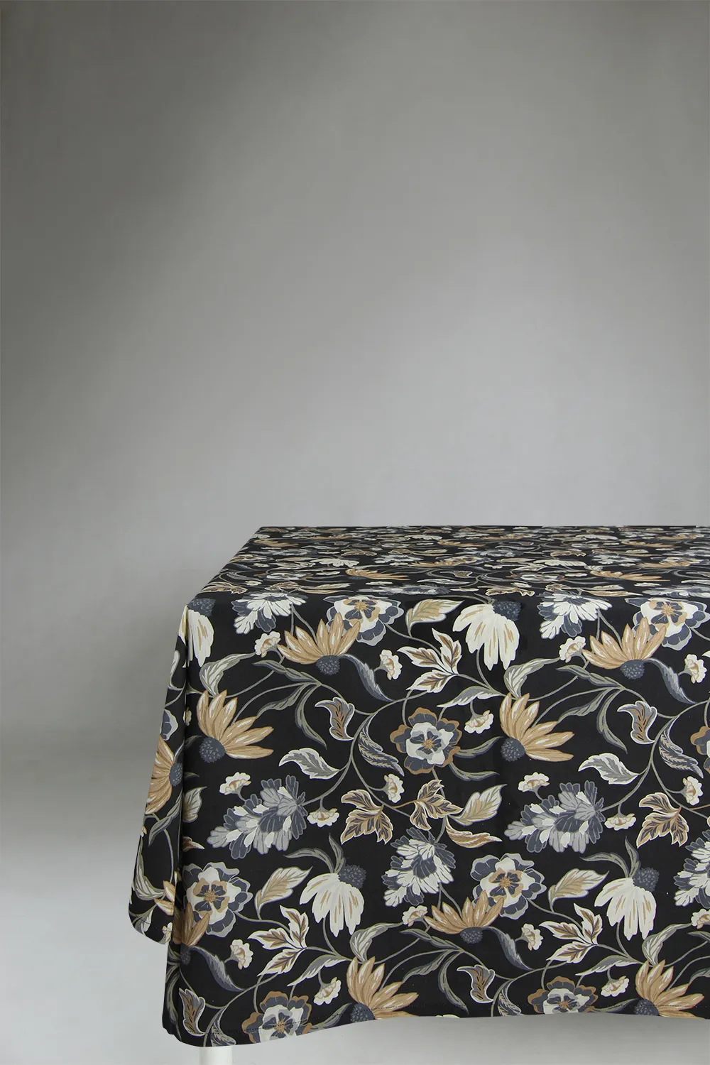 Asztalterítők - Pamut terítő Mathilde (kék)