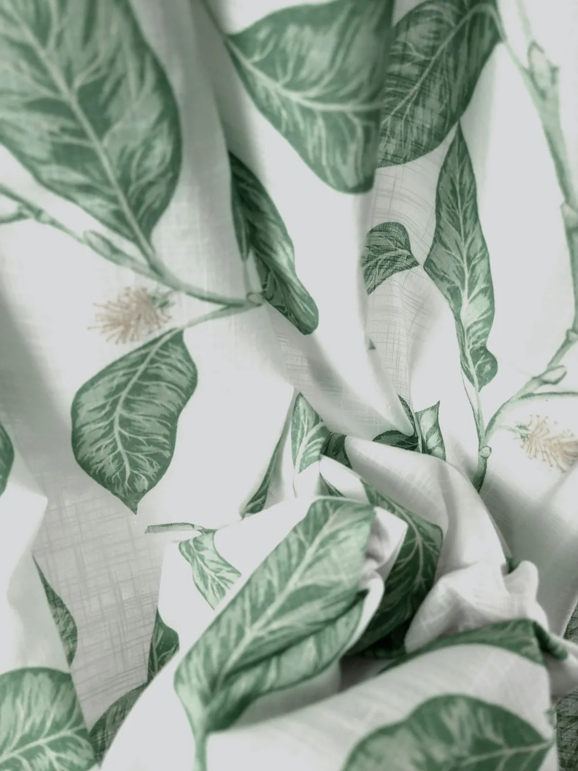 Asztalterítők - Pamut terítő Morris (zöld)