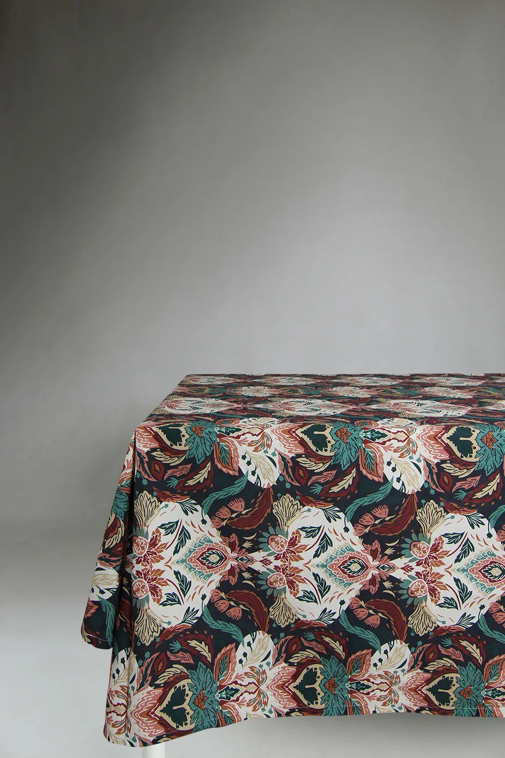 Asztalterítők - Pamut terítő Paula (kék/többszínű)