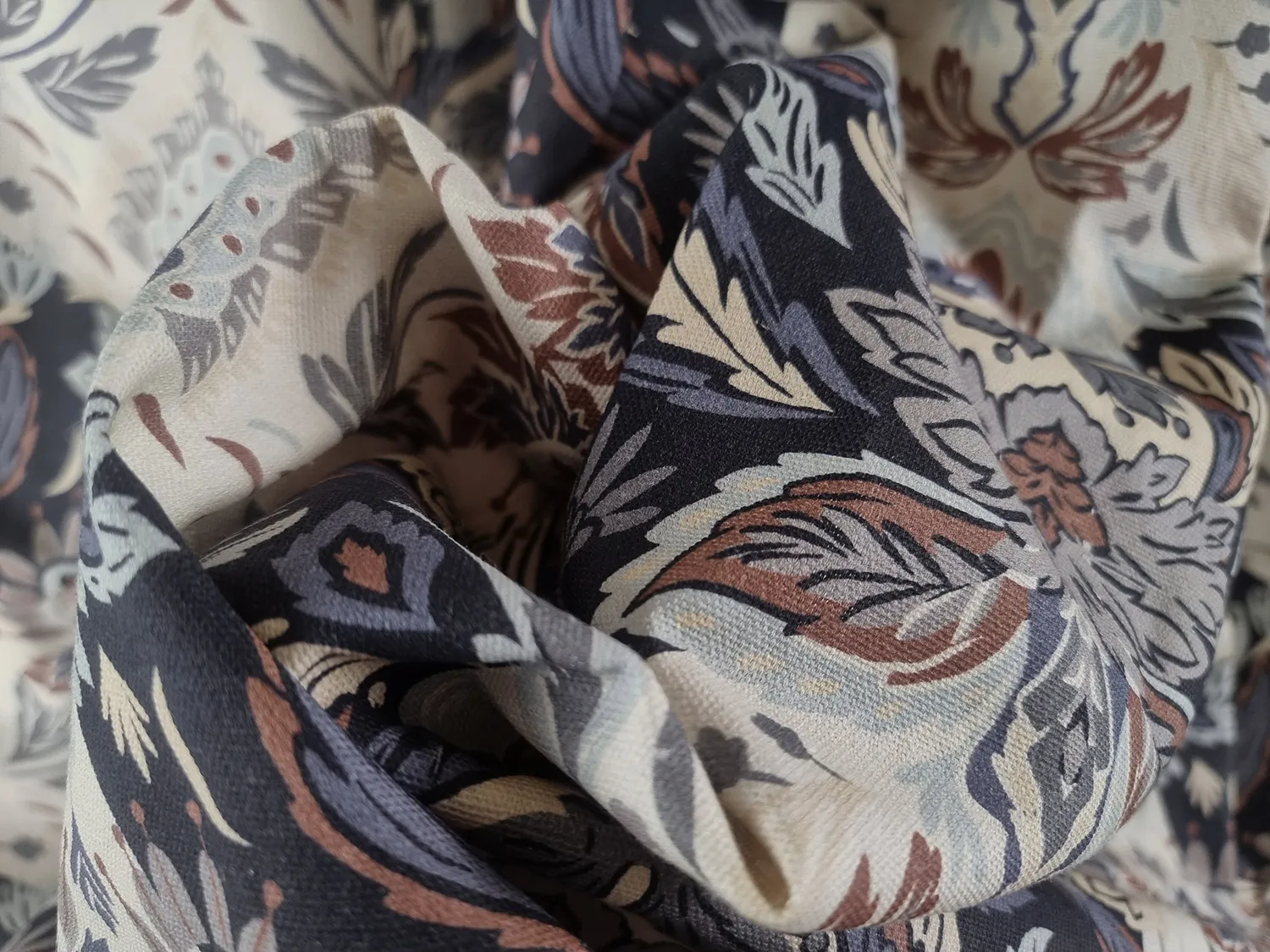 Asztalterítők - Pamut terítő Paula (kék)