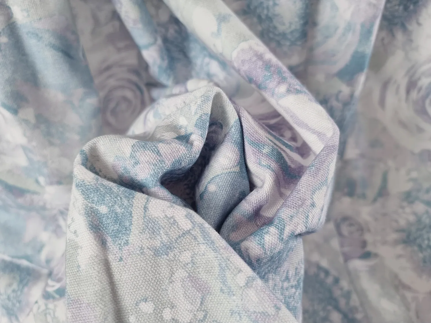 Asztalterítők - Pamut terítő Soft (kék)