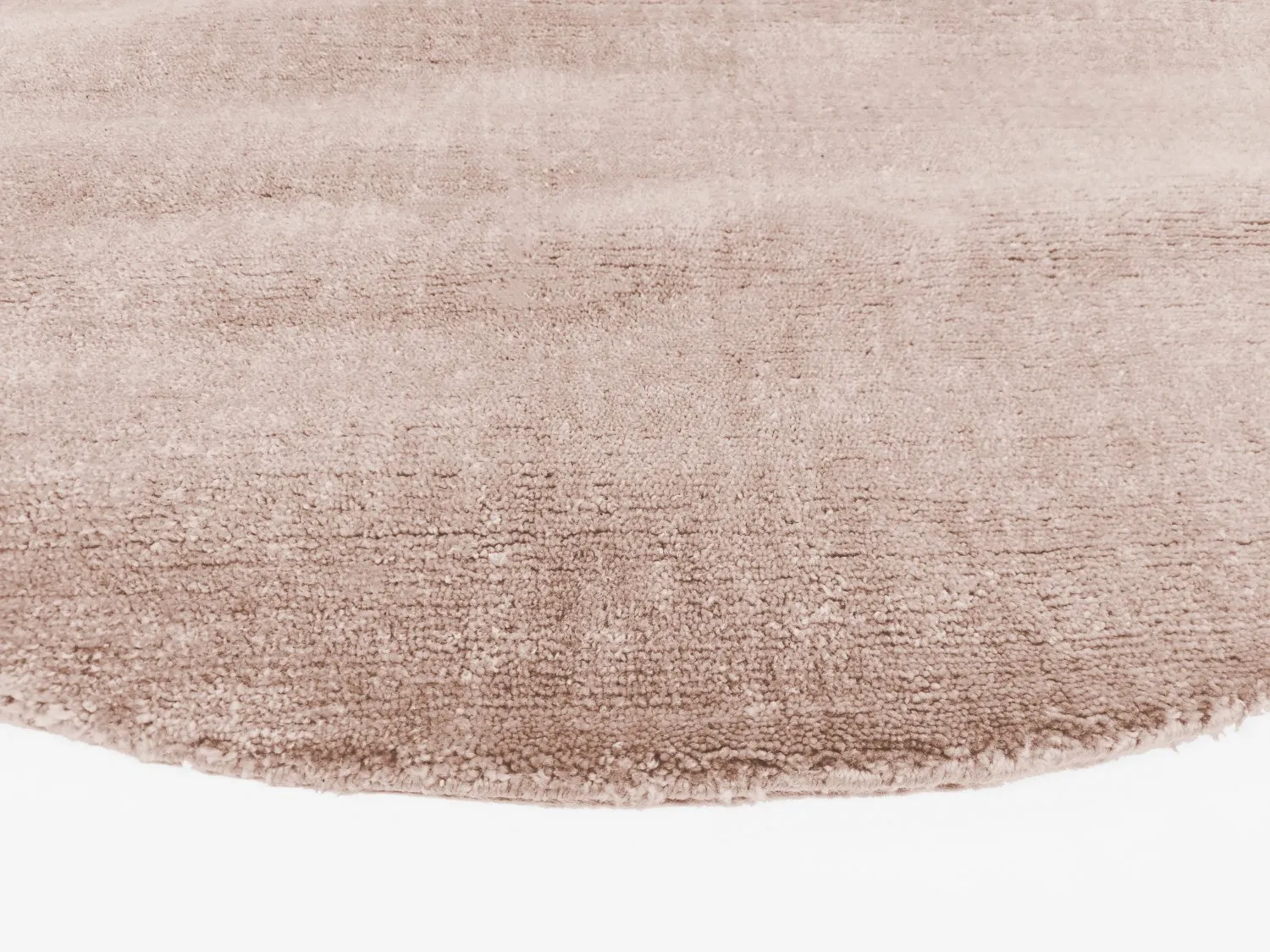 Rund matta - Recycled PET with viscose look (világosbarna)