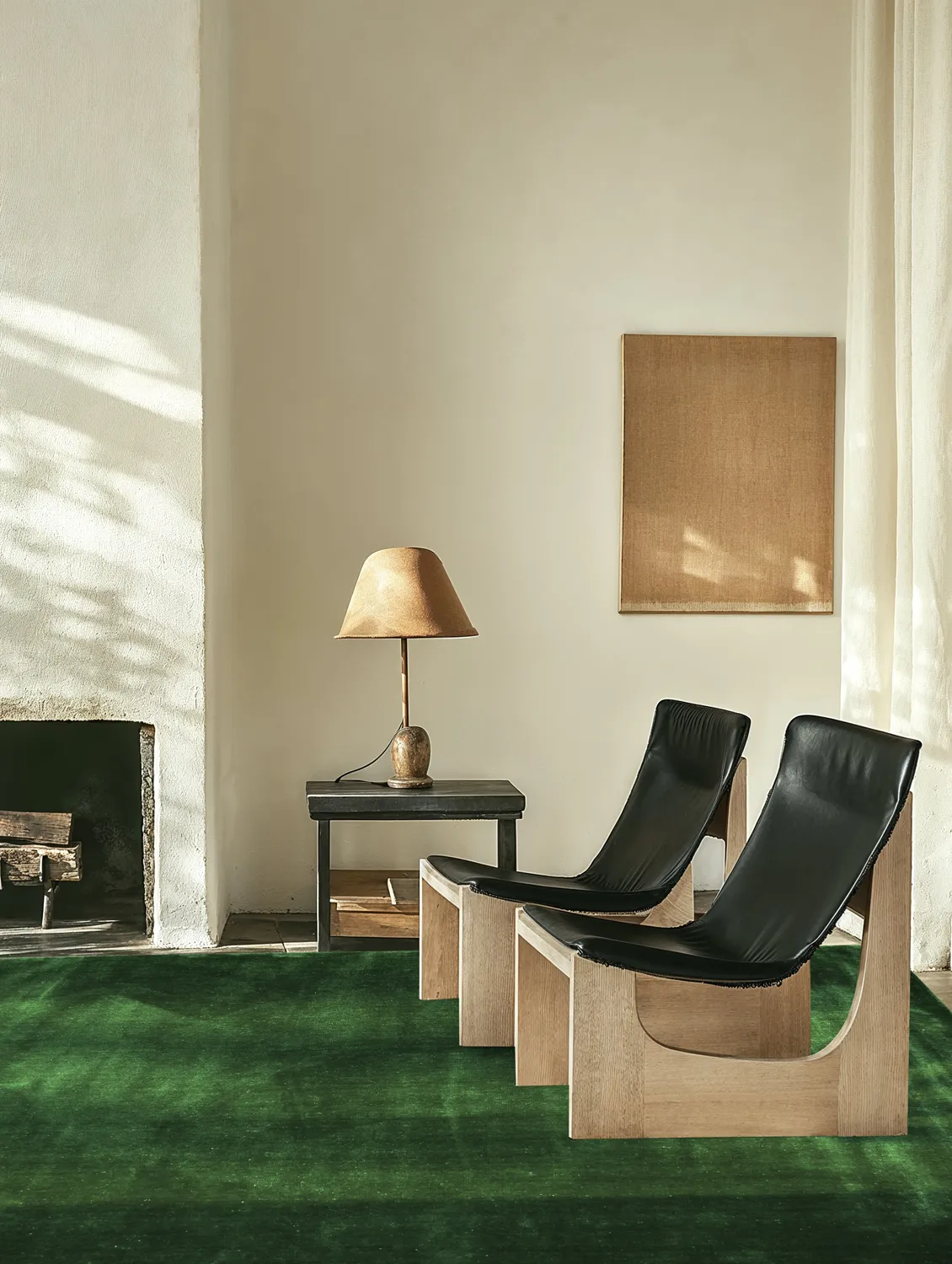 Recycled PET with viscose look (zöld)