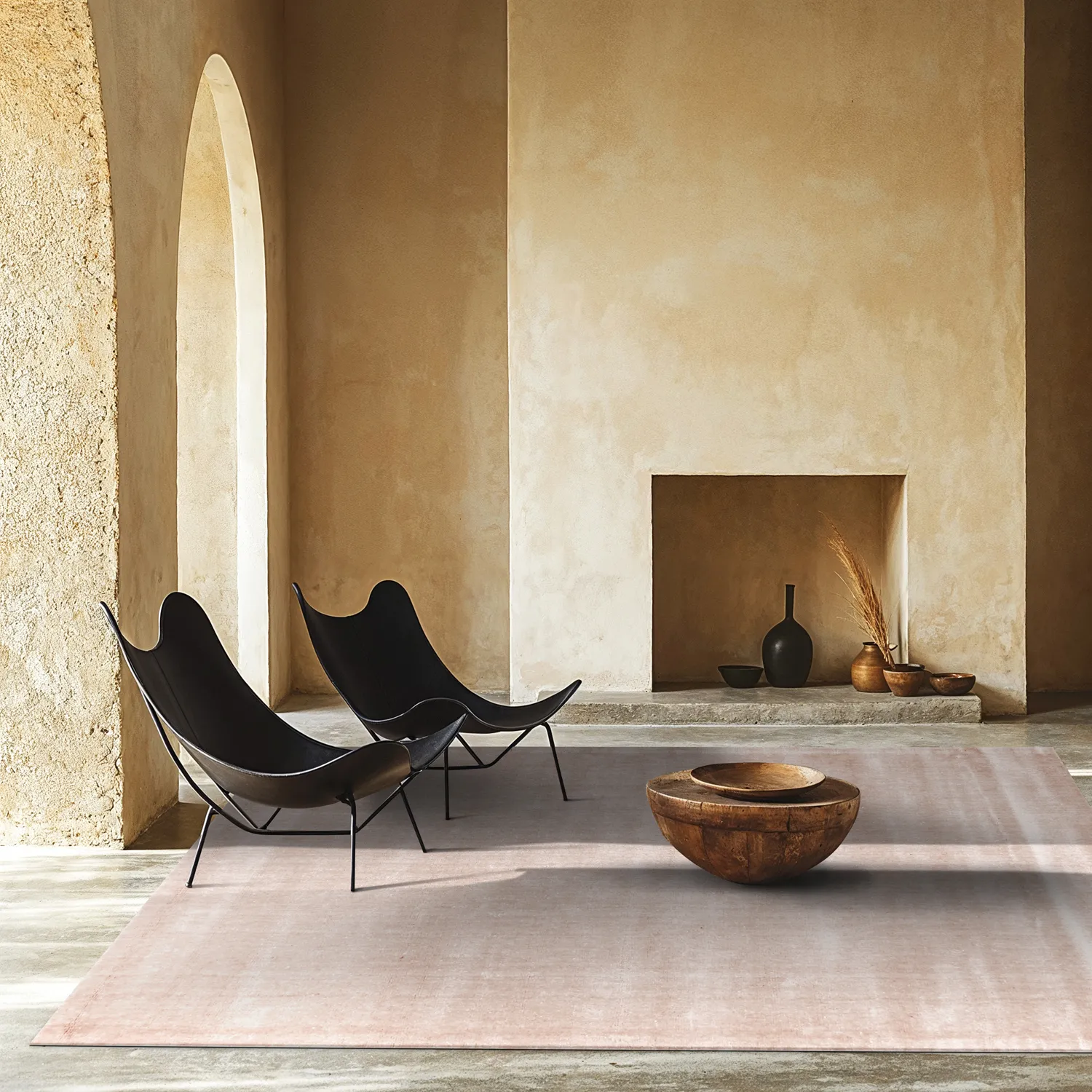 Recycled PET with viscose look (világosbarna)