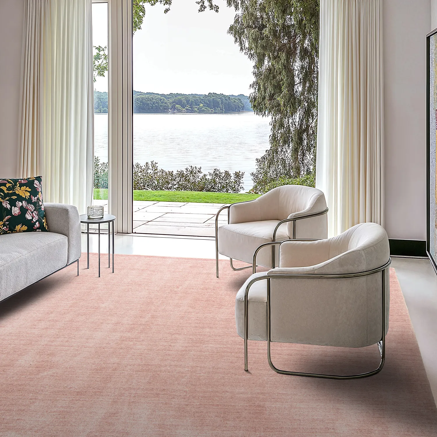 Recycled PET with viscose look (rózsaszín)