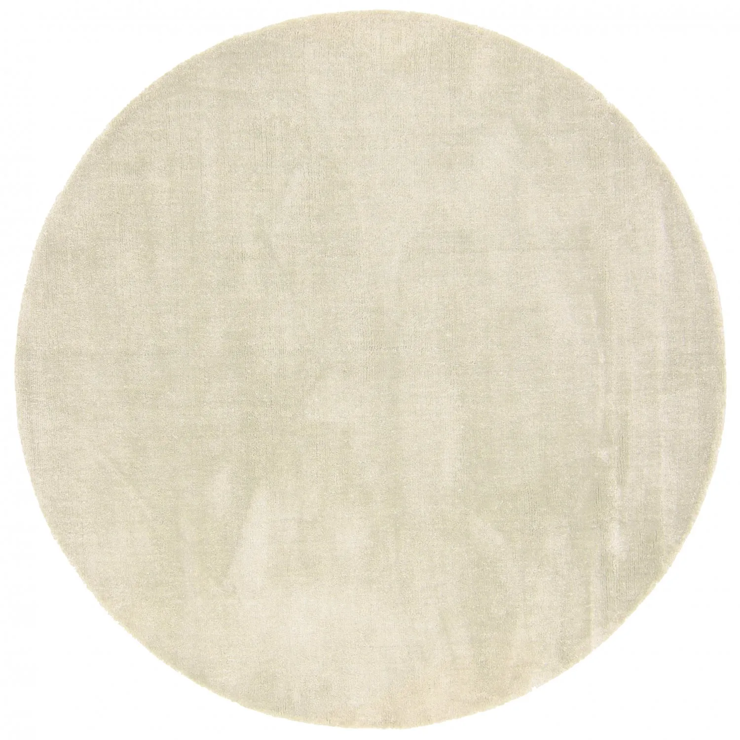 Rund matta - Recycled PET with viscose look (mentazöld)