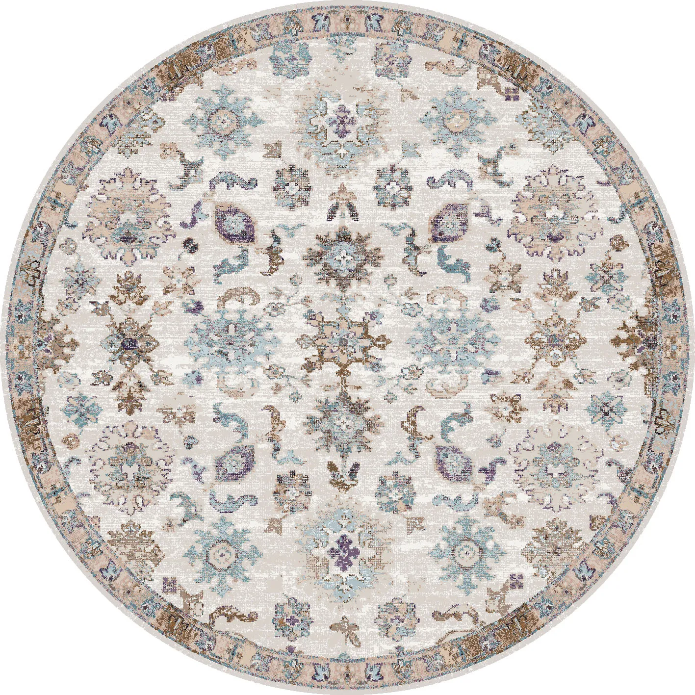 Kerek szőnyeg - Eden (többszínű)