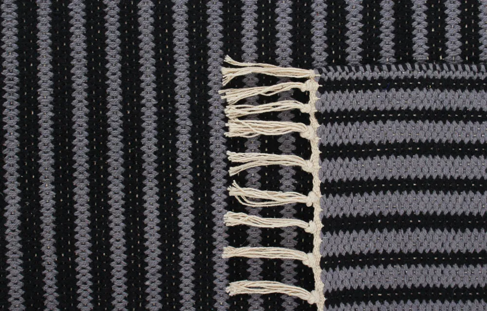 Rongyszőnyeg - Eila (szürke/sötétszürke)