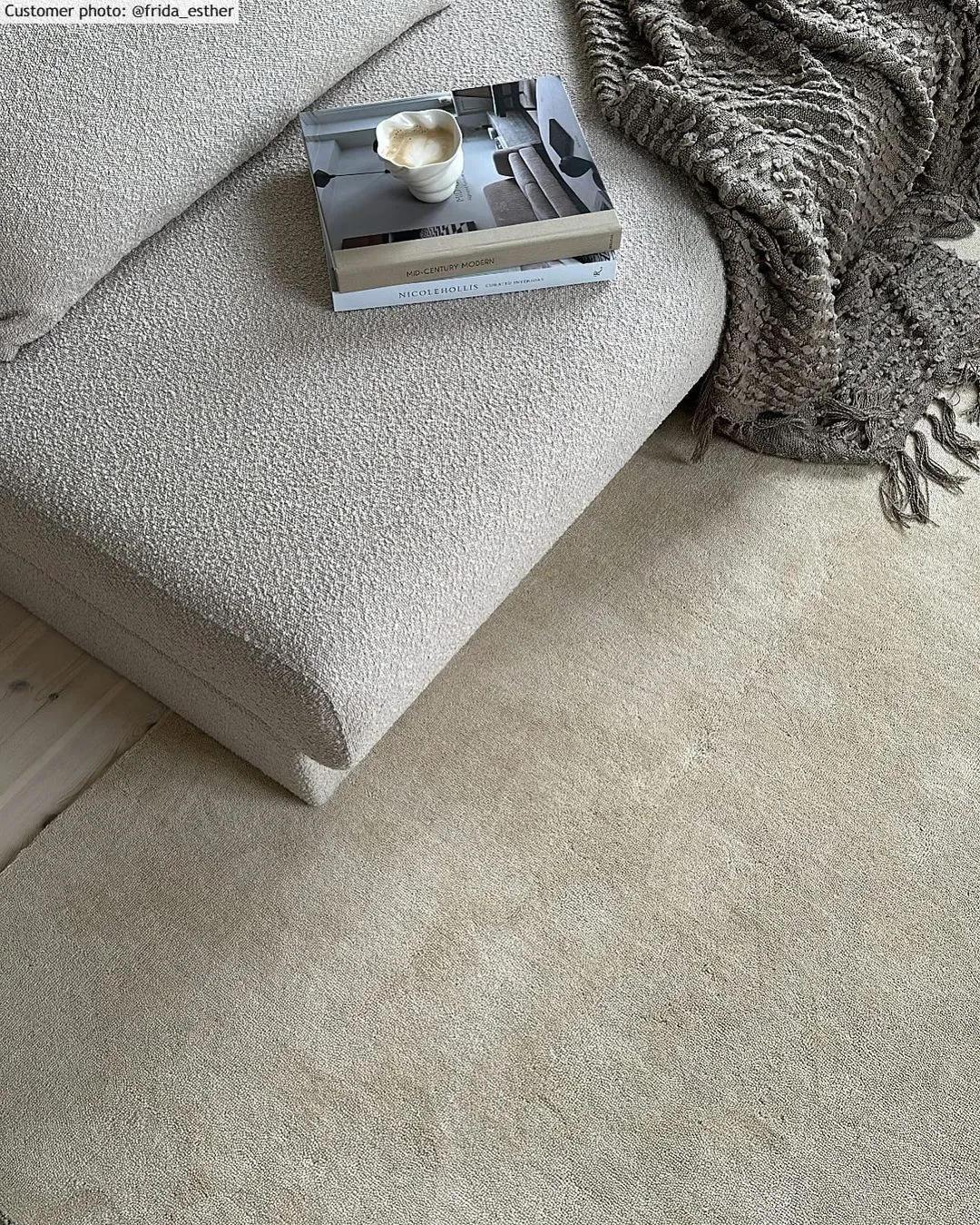 Gyapjúszőnyeg - Ella (krém)