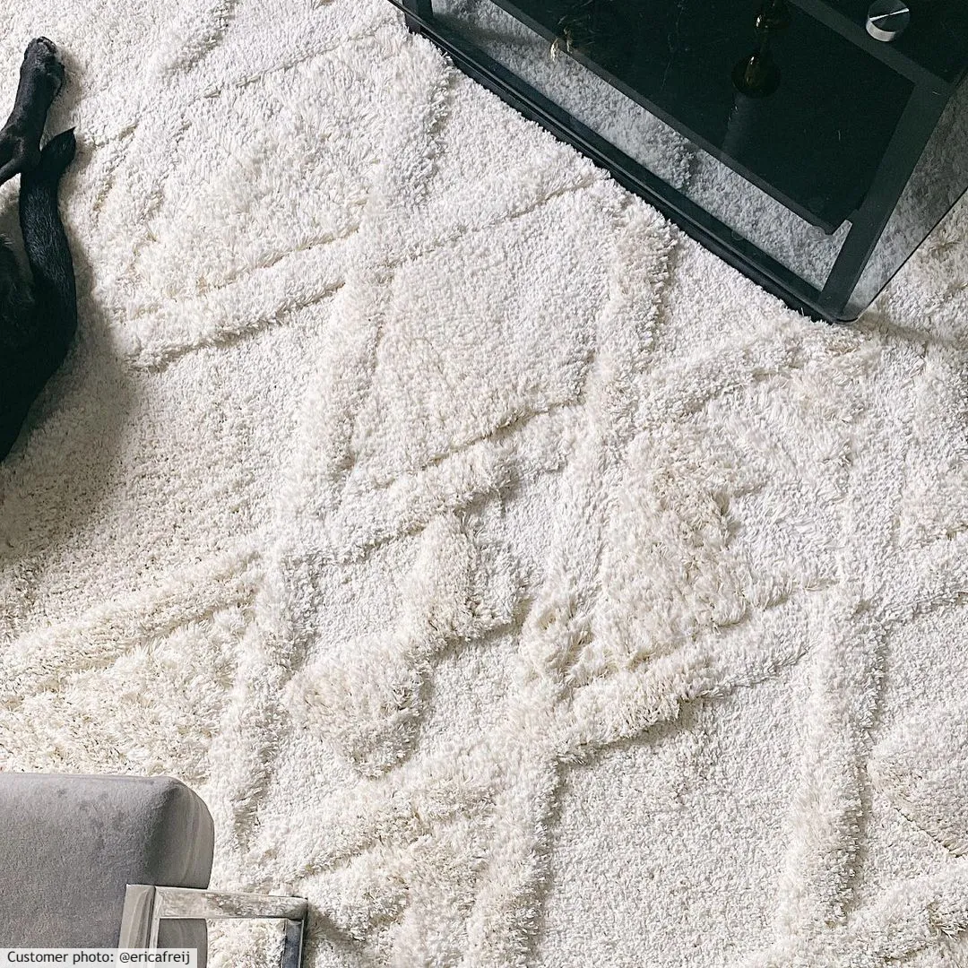 Shaggy szőnyeg - Rostock (offwhite)