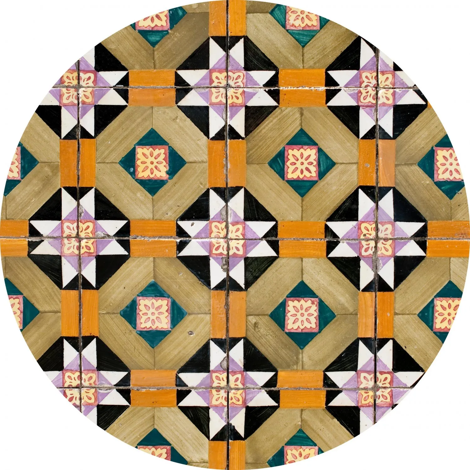 Kerek szőnyeg - Bastia (többszínű)