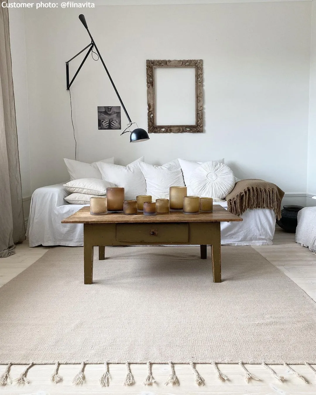 Gyapjúszőnyeg - Malana (bézs)