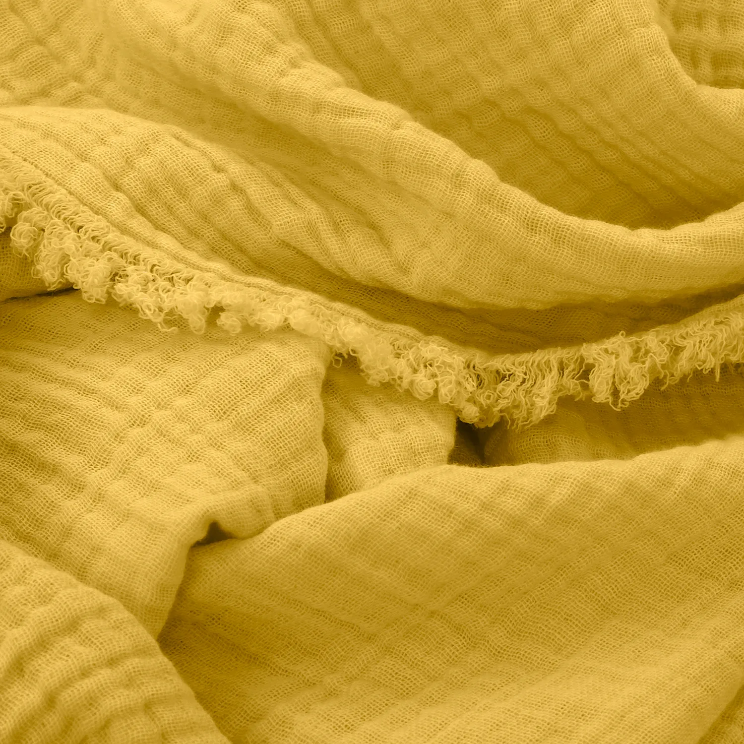 Takarók - Muszlinpléd - Dorena (mustársárga)