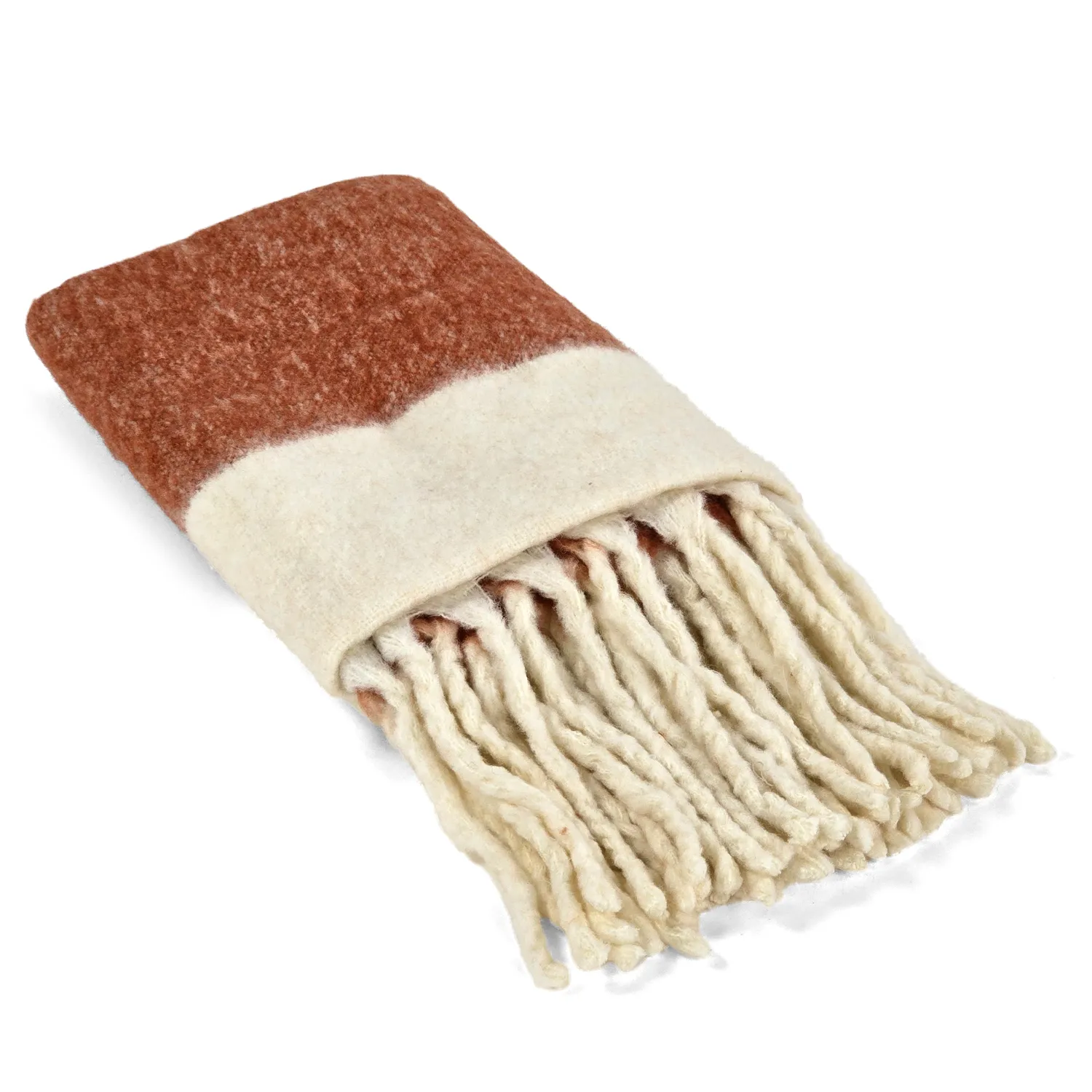 Gyapjúkeverék pléd - Carrie (rózsaszín)