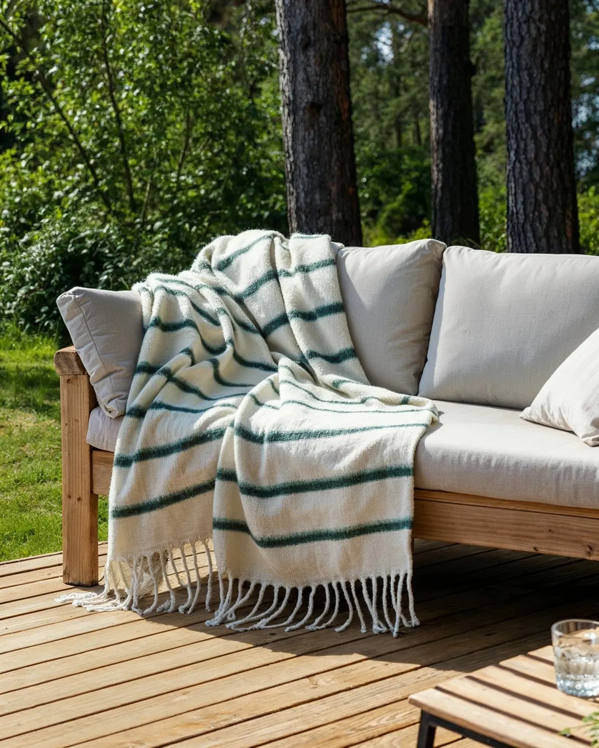 Gyapjúkeverék pléd - Miranda (piros)