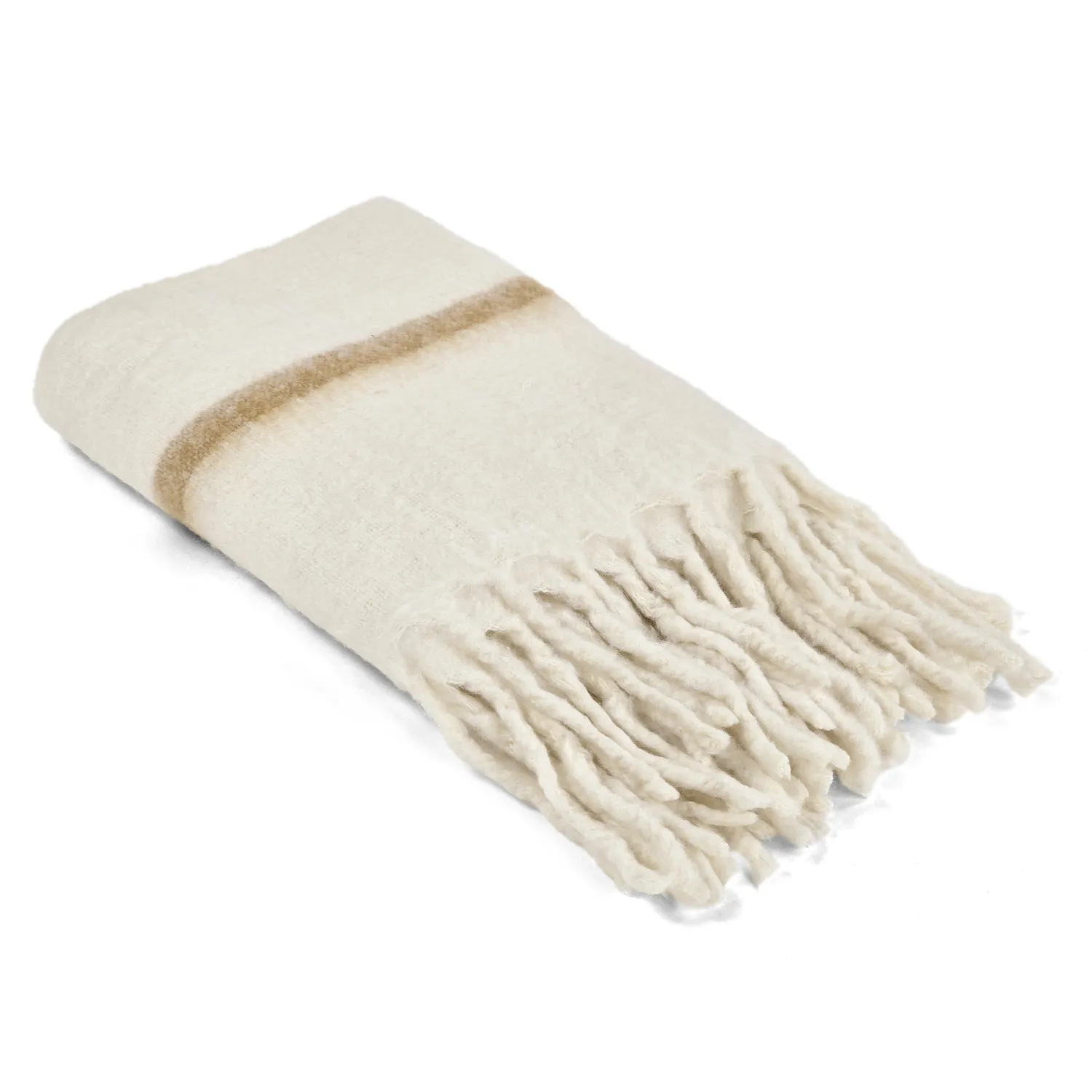 Gyapjúkeverék pléd - Miranda (sárga)