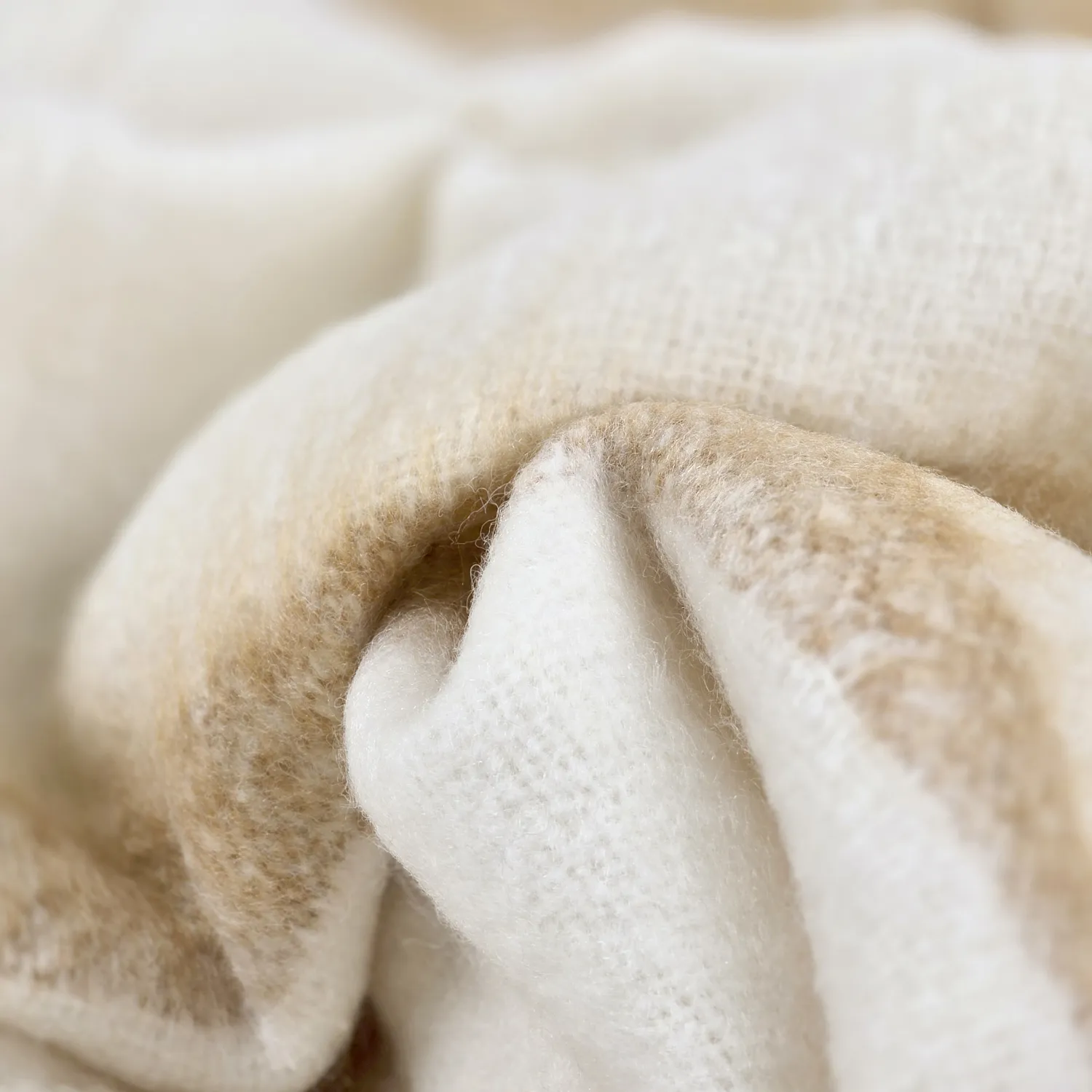 Gyapjúkeverék pléd - Miranda (sárga)