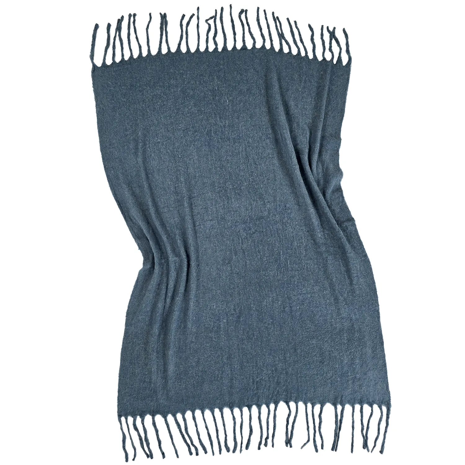 Gyapjúkeverék pléd - Samantha (kék)