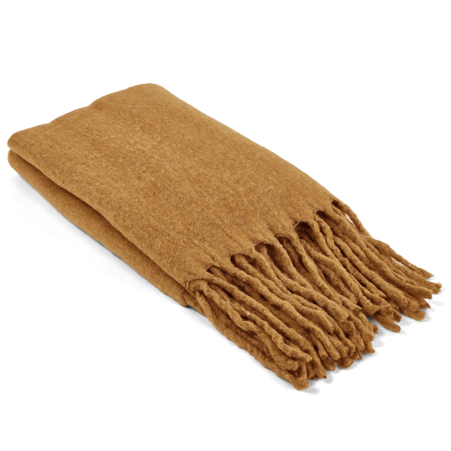 Gyapjúkeverék pléd - Samantha (sárga)