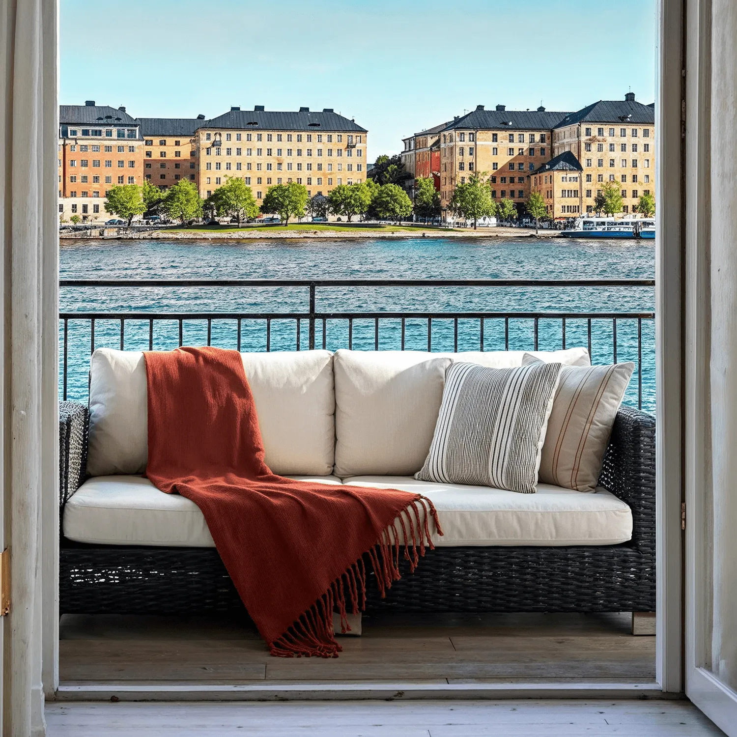 Gyapjúkeverék pléd - Samantha (réz)