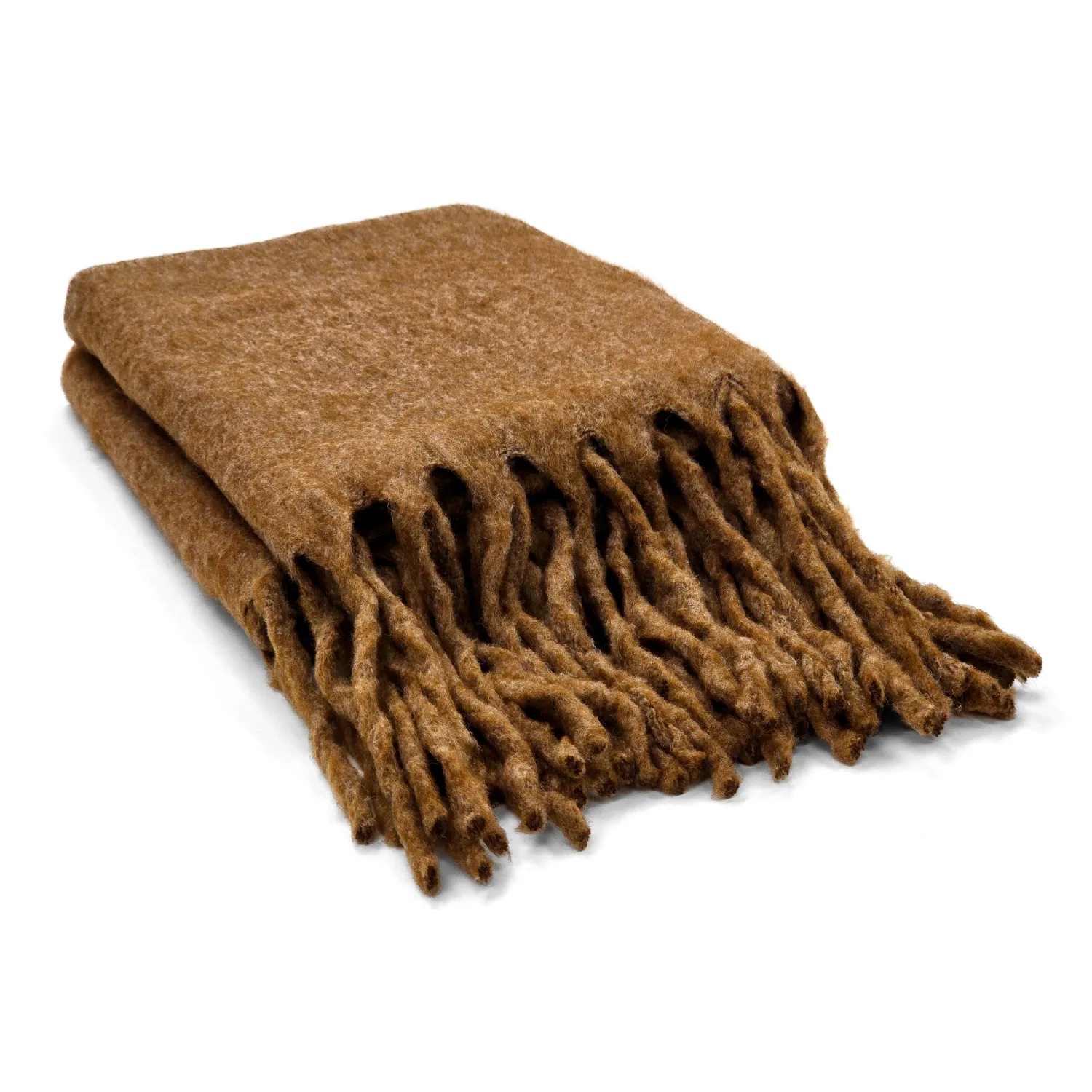 Takarók - Gyapjúkeverék pléd - Samantha (barna)