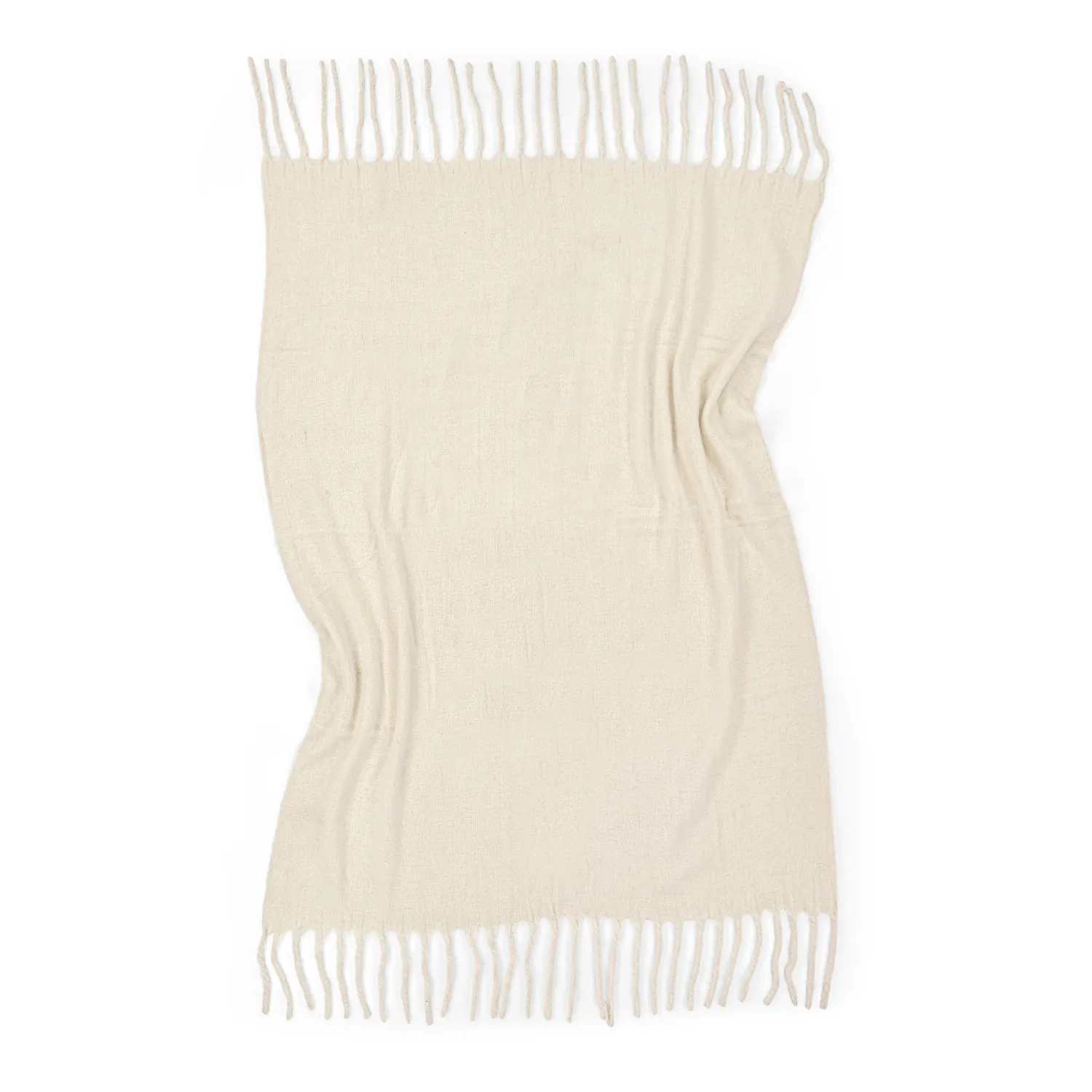 Gyapjúkeverék pléd - Samantha (offwhite)