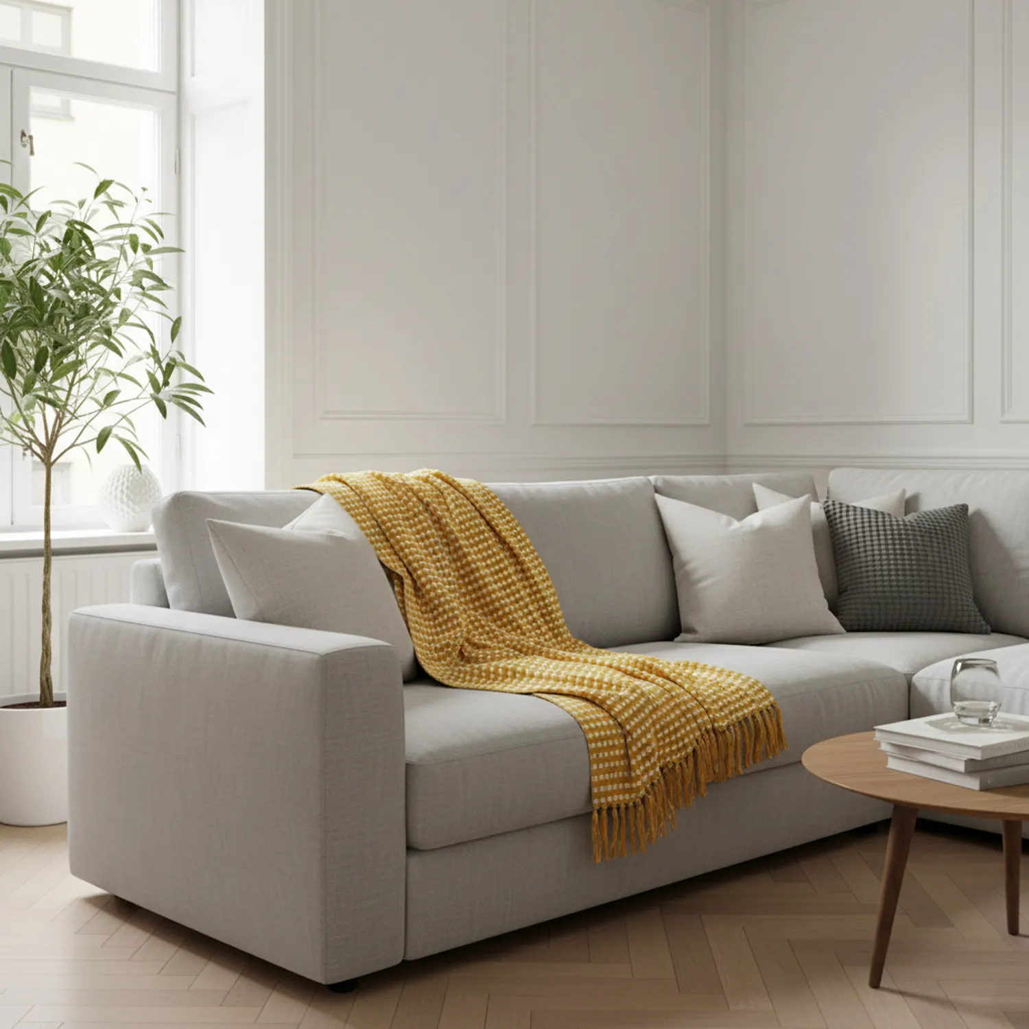 Takarók - Quebec Blanket (sárga)