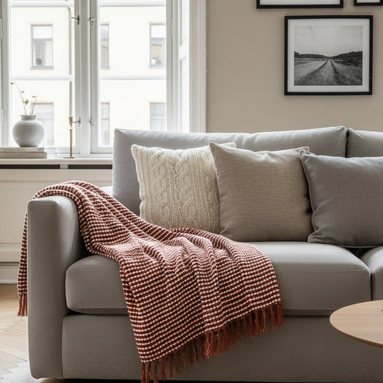 Takarók - Quebec Blanket (piros)