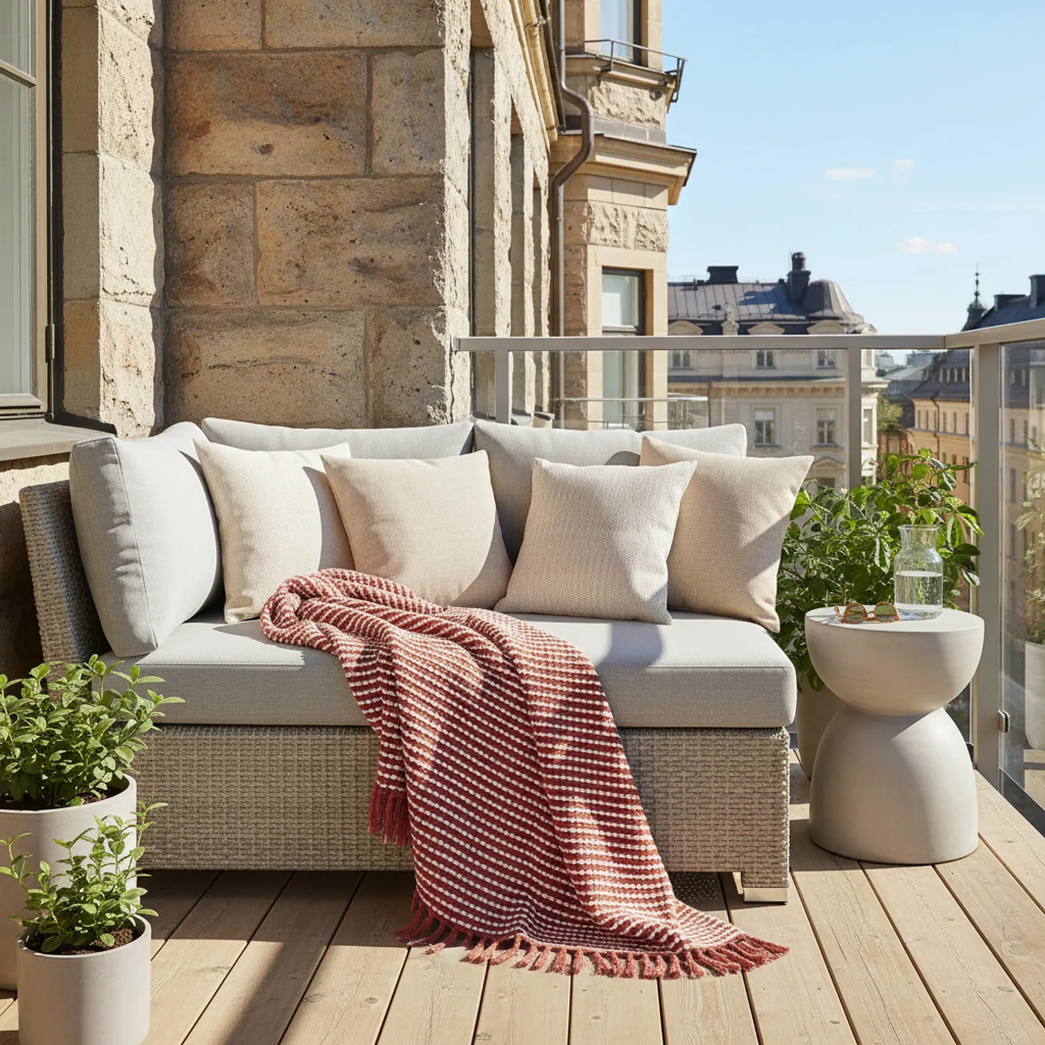 Takarók - Quebec Blanket (piros)