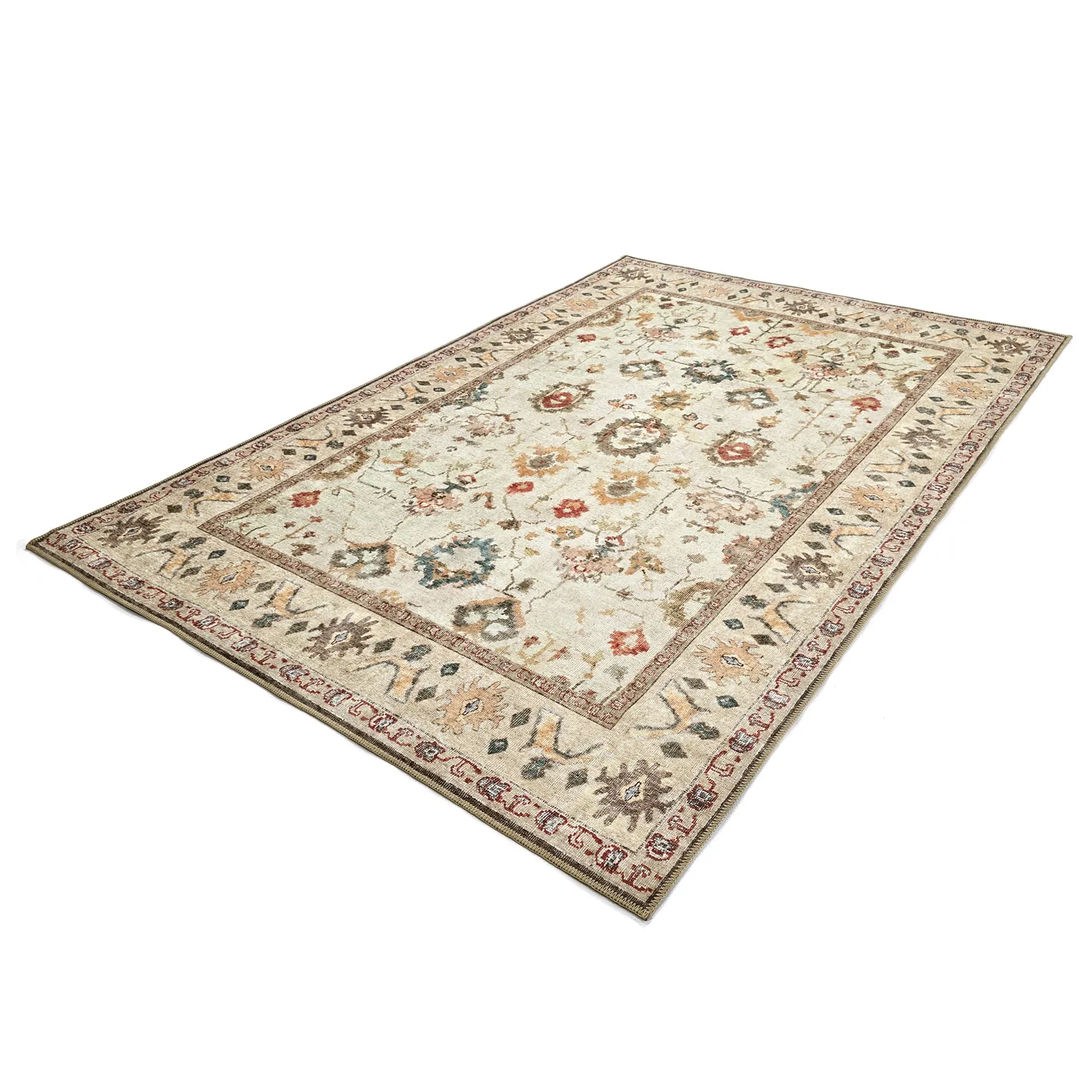 Lapos szövésű szőnyeg - Adira (szürke/rózsaszín)