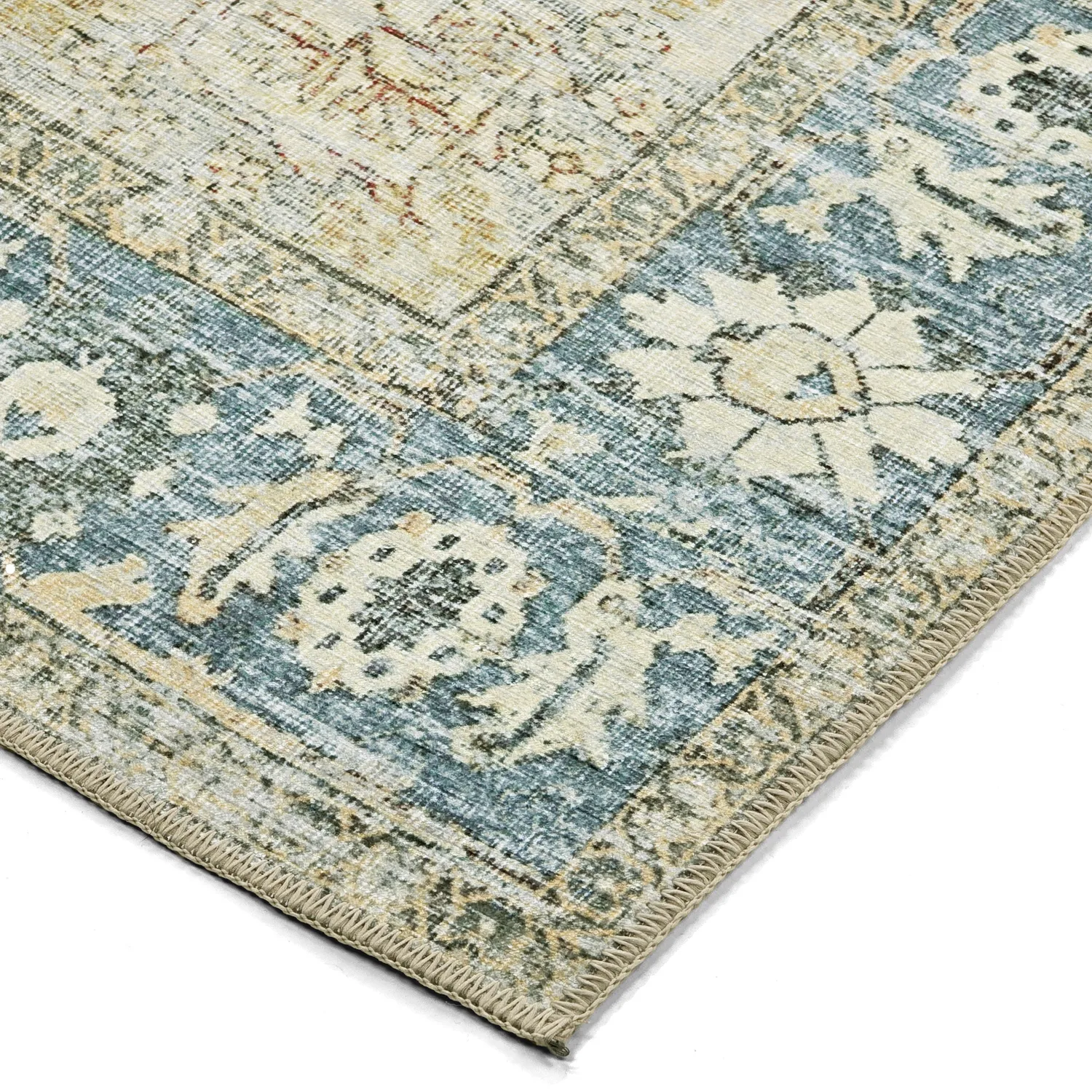 Lapos szövésű szőnyeg - Alvand (kék)