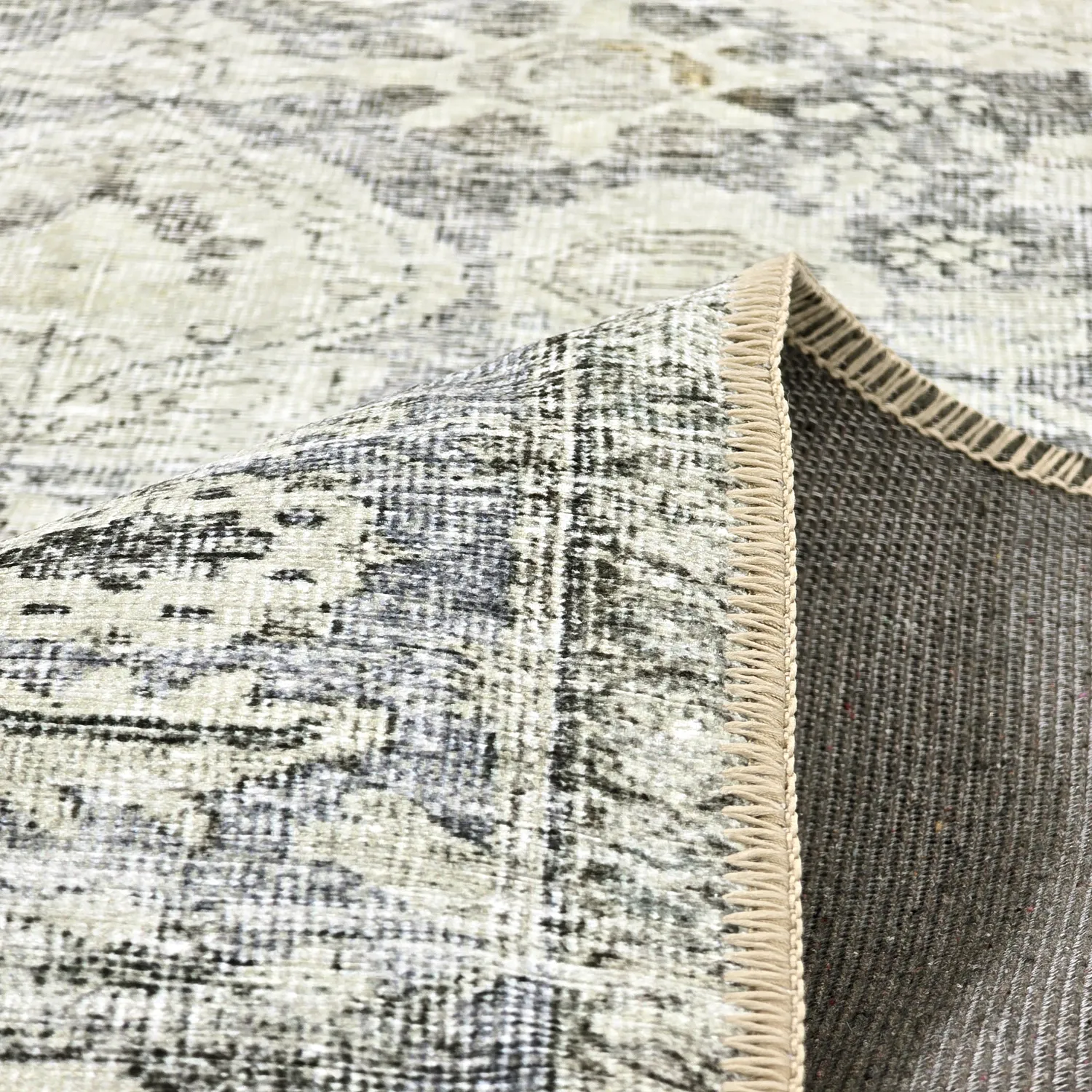 Lapos szövésű szőnyeg - Alvand (szürke)