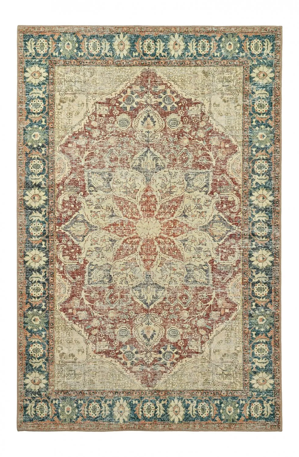 Lapos szövésű szőnyeg - Alvand (piros)