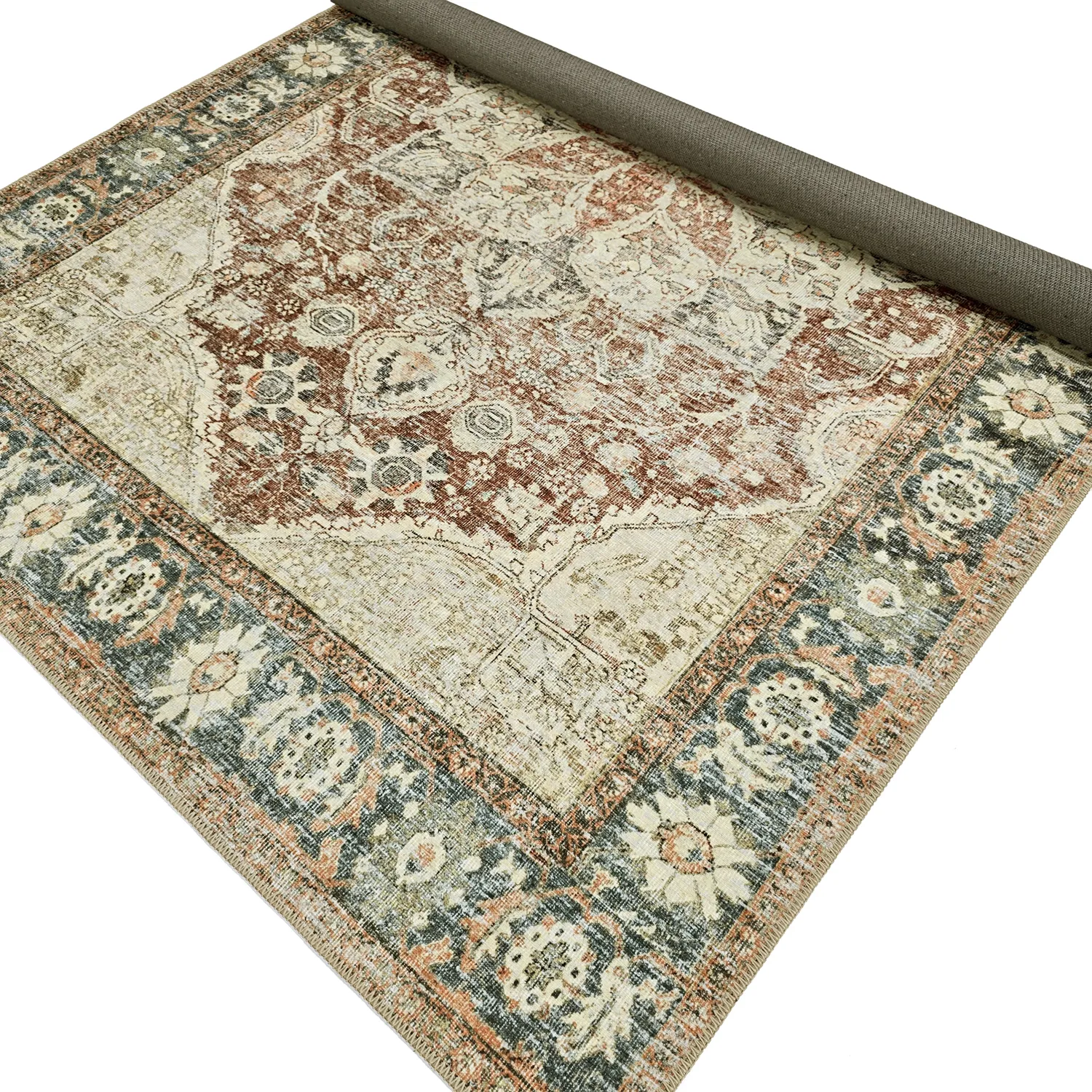 Lapos szövésű szőnyeg - Alvand (piros)