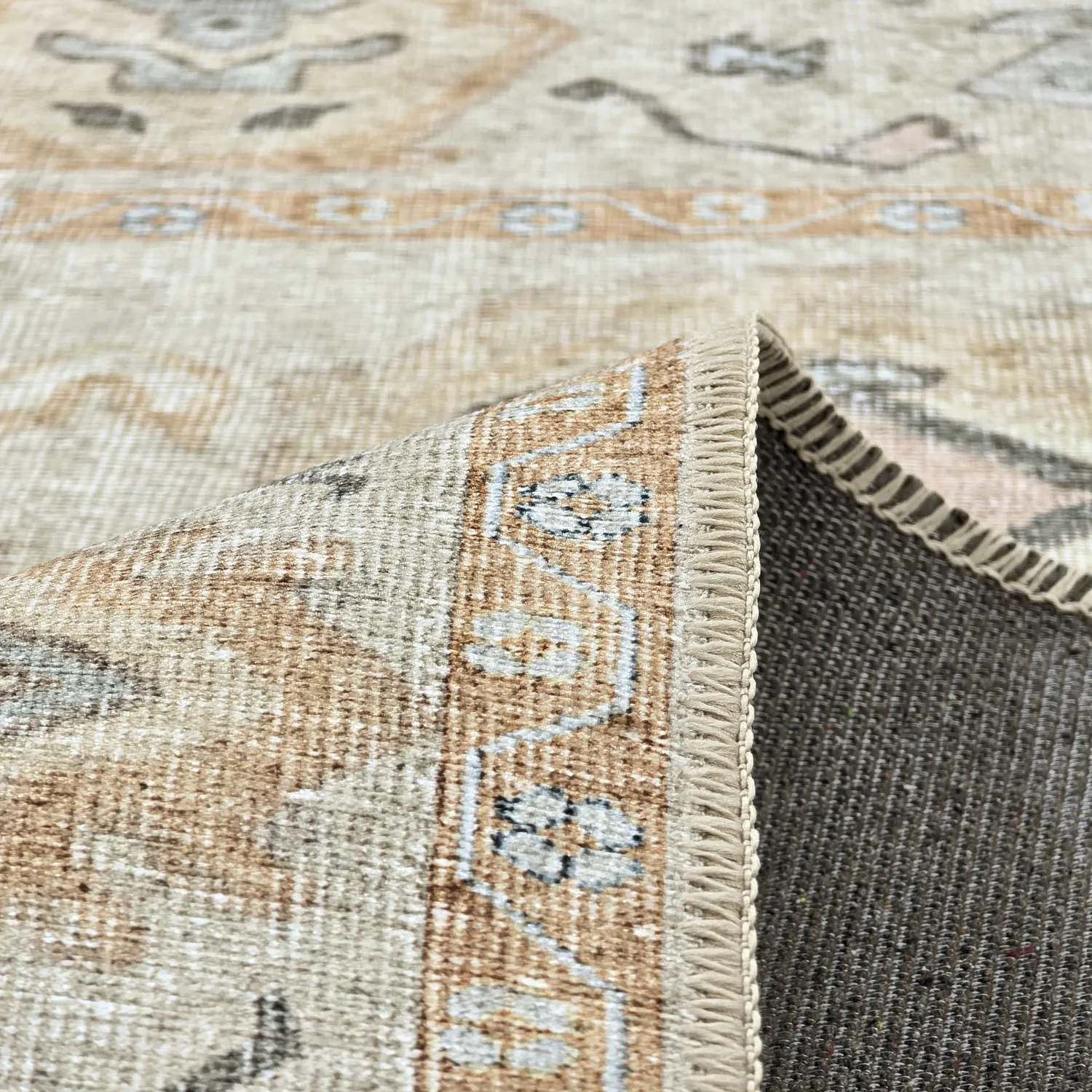 Lapos szövésű szőnyeg - Amena (bézs)