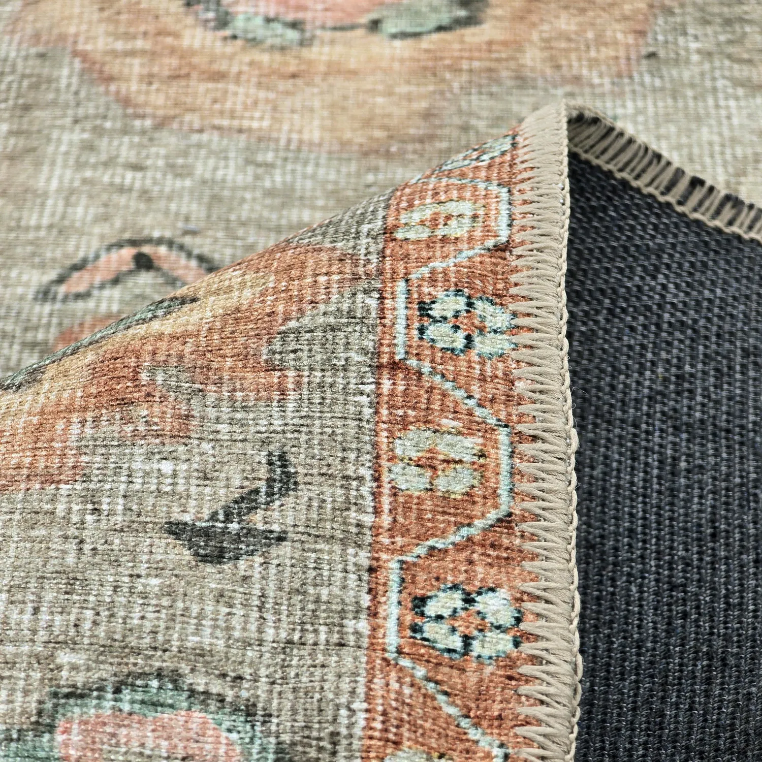 Lapos szövésű szőnyeg - Amena (kék)